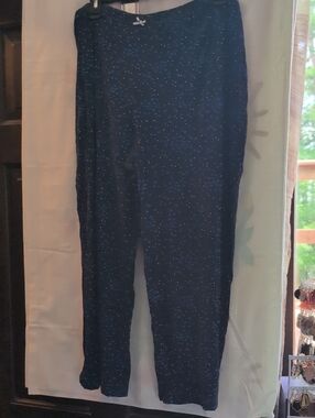 Simply Vera Vera Wang Navy Blue Polka Dot Pajama Pants